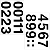 Picture of Herma Zahlen 33 mm 0-9 wetterfest Folie schwarz 2 Bl.