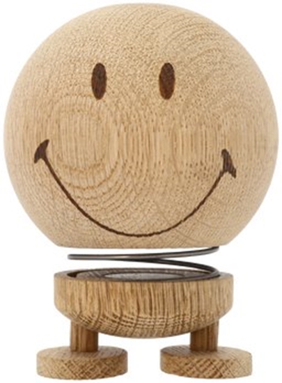 Изображение Hoptimist figurka Smiley M Raw Oak 29599
