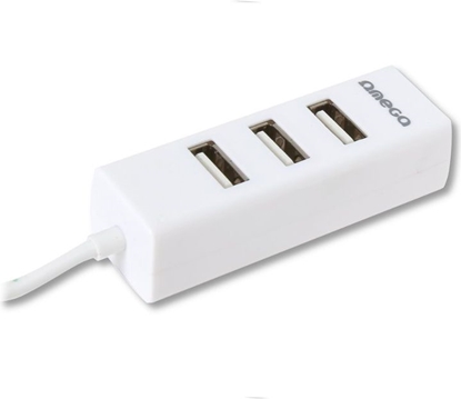 Attēls no HUB USB Omega 4x USB-A  (OUH243W)