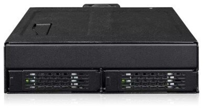 Attēls no Icydock Icy Dock obudowa do dysków twardych obudowa SSD czarny 2.5" (MB105VP-B)