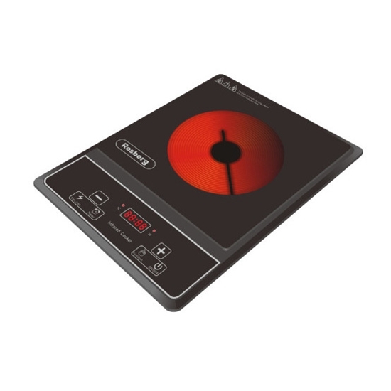 Изображение Infrared cooker, 2000W, Black, 555R51445O, Rosberg