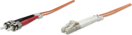 Picture of Intellinet 3m LC/ST InfiniBand un optiskās šķiedras kabelis Oranžs