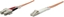 Изображение Intellinet 470377 InfiniBand un optiskās šķiedras kabelis 2 m LC SC Oranžs