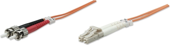 Picture of Intellinet 5.0m LC-ST M/M InfiniBand un optiskās šķiedras kabelis 5 m Oranžs
