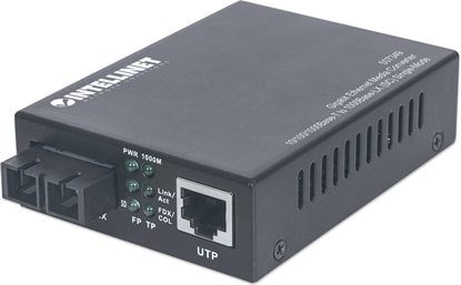 Picture of Intellinet 507349 tīlkla mediju pārveidotājs 1000 Mbit/s 1310 nm Viens režīms Melns