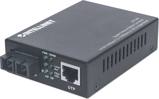 Picture of Intellinet 507349 tīlkla mediju pārveidotājs 1000 Mbit/s 1310 nm Viens režīms Melns