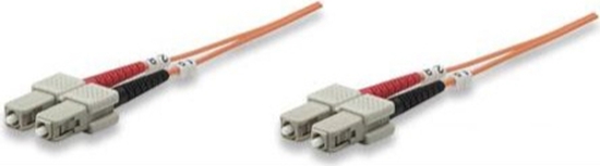 Picture of Intellinet 515818 InfiniBand un optiskās šķiedras kabelis 1 m SC Daudzkrāsains, Oranžs