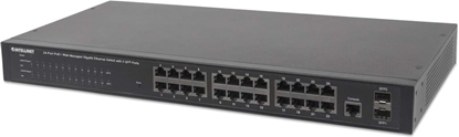 Picture of Intellinet 560559 tīkla pārslēgs Vadīts Gigabit Ethernet (10/100/1000) Power over Ethernet (PoE) Melns