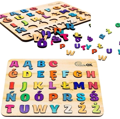 Picture of Iso Trade Drewniana ukadanka Alfabet Puzzle 11229