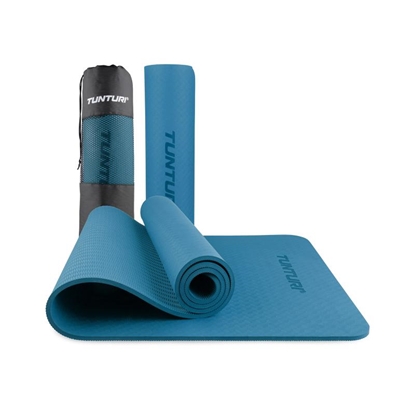 Picture of Jogas paklājiņš Tunturi Yogamat 8mm, benzīna zils