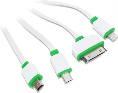 Attēls no Kabel USB Omega USB-A - 1 m Zielony (OUCK4WG)