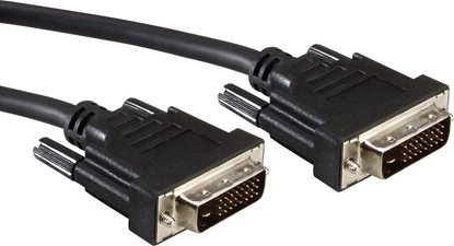 Изображение Kabelis DVI M/ M, (24+1) dual link, 2m, melns