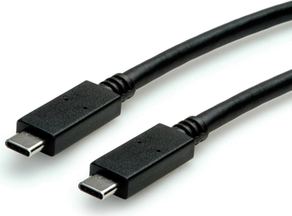 Изображение Kabelis USB3.2Gen2, PD 20V5A, CM - CM, melns, 50cm