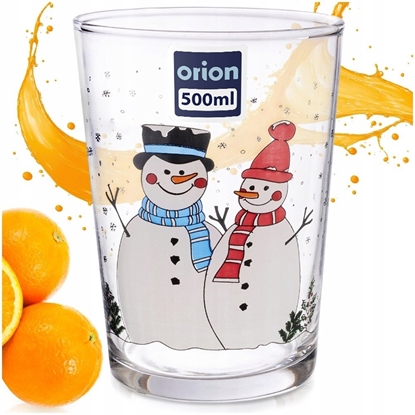 Picture of Kadax Dua Szklanka Zimowy Motyw Bawanki 500ml Szko Zmywarka ORION