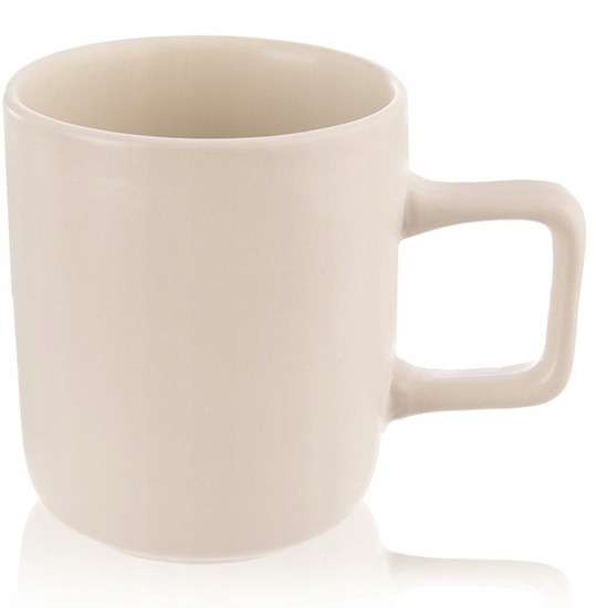 Picture of Kadax Kubek Skandi Kamionka 380ml Kremowy Matowy z Uchem do Kawy Herbaty