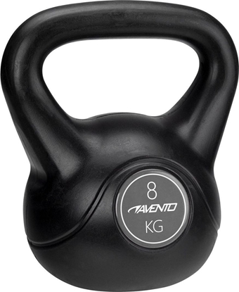 Attēls no Kettlebell Avento 42KC-BLK gumowany 8 kg