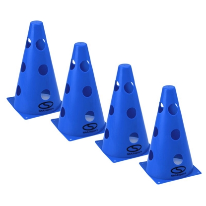 Picture of Komplektā 4 mācību konusi - 23 cm zils / PT4-12WH-B