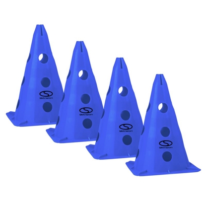 Изображение Komplektā 4 mācību konusi - 30 cm zils / PT4-13H-B