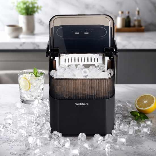 Picture of Kostkarka do lodu Webber Ranua IM-001 Ice Master 12KG/24H 165W Czarna 2