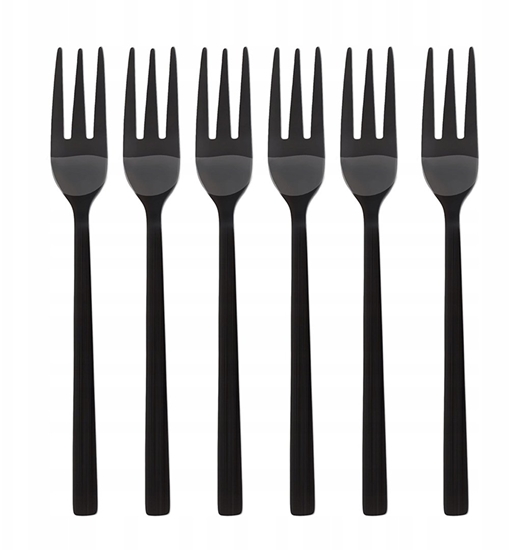 Picture of Kulig 6 widelczyków do ciasta Piano black w pudeku 29606
