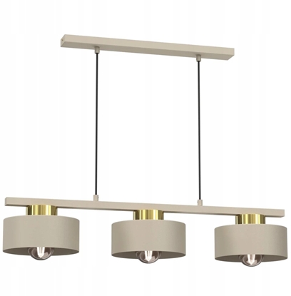 Attēls no Lampa sufitowa Luminex Marti 9931 listwa plafon lampa sufitowa 2x15W E27 be/zoty