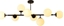 Picture of Lampa wiszca Light Prestige Dorado 8 lampa wiszca czarna LP-002/8P BK