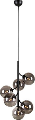 Picture of Lampa wiszca Markslojd Modernistyczna LAMPA wiszca CALLISTO 108108 Markslojd metalowa OPRAWA loftowy ZWIS szklane kule czarne przydymione