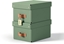 Attēls no Leitz Puro Storage Box with lid small 7L pack of 2 Green Cardboard 7 L 200 mm 280 mm 150 mm