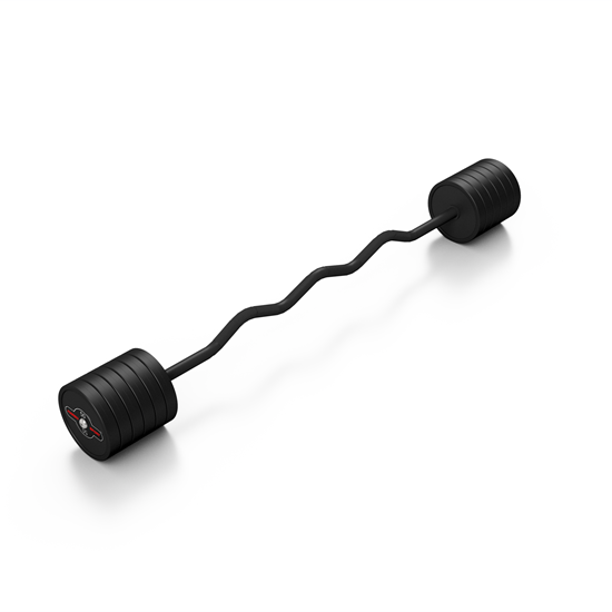 Picture of Liektais stienis ar fiksēto svaru 1 gab. Barbell 50 kg - Marbo Sport