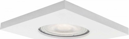 Picture of Light Prestige Oczko Lagos podtynkowe kwadratowe nieruchome biale IP65 ( LP-440/1RS WH square) - Light Prestige