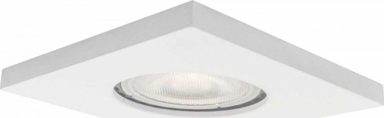 Picture of Light Prestige Oczko Lagos podtynkowe kwadratowe nieruchome biale IP65 ( LP-440/1RS WH square) - Light Prestige