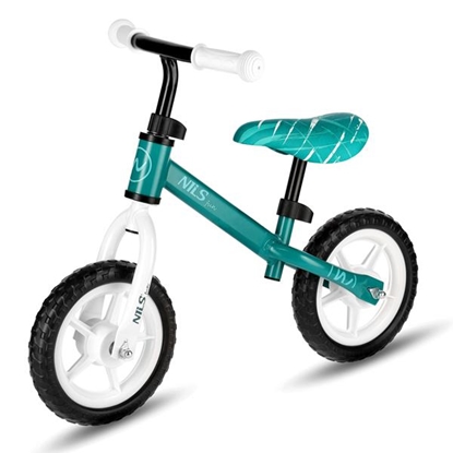 Picture of Līdzsvara velosipēds (Skrejritenis) RB134 BALANCE BIKE GREEN WHEEL 10'' NILS FUN