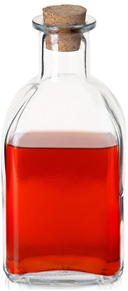 Picture of Lumarko Butelka Szklana z Korkiem 270 ml Przezroczysta na Napoje Oliw ORION