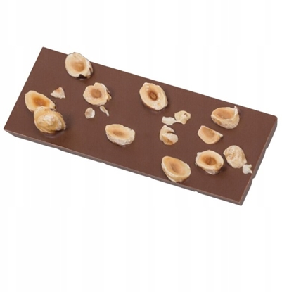Attēls no M.Pelczar Chocolatier Czekolada mleczna z orzechami laskowymi 45g