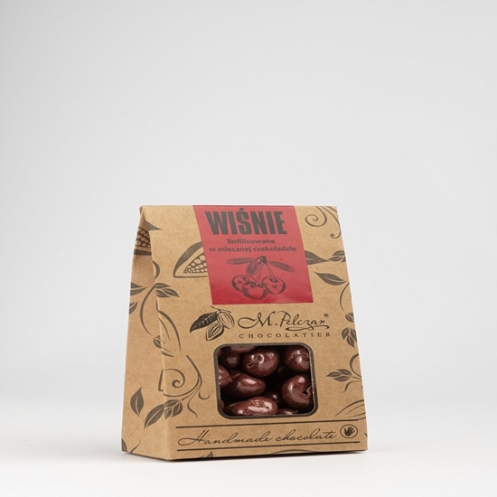 Picture of M.Pelczar Chocolatier Winie liofilizowane w mlecznej czekoladzie 100g