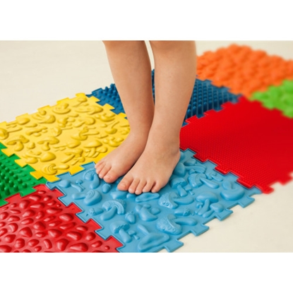 Picture of Masāžas ortopēdiskais paklājiņš Ortek "Puzzle Mix" 8 moduļi
