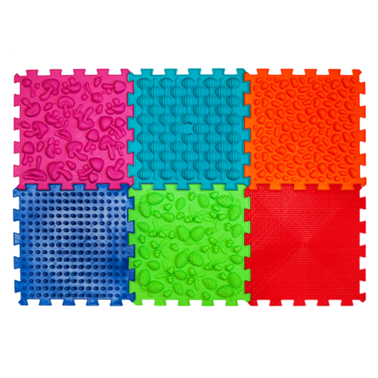 Picture of Masāžas ortopēdiskie paliktņi "Puzzle Mix" 6 moduļi