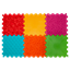 Attēls no Masāžas paklājiņš “Ortek Mix Puzzle” 6 elementi Mīksts