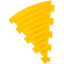 Picture of Masāžas paklājiņš «Puzzle Triangle Waves» 1 elements