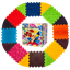 Attēls no Masāžas paklājiņš Ortek Puzzle 8 elementi + 8 trīsstūri