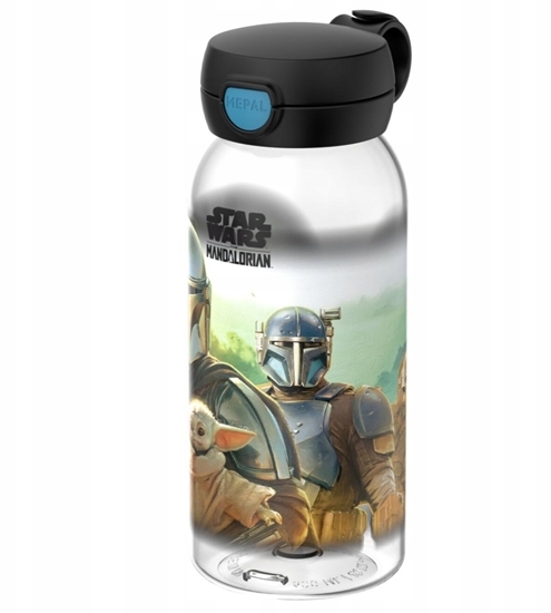 Изображение Mepal Butelka Flip Cap Campus 600 ml Star Wars Mandalorian 107485065404