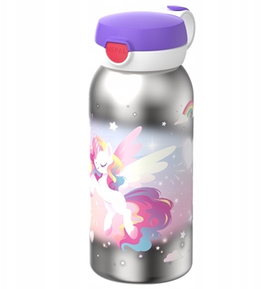 Attēls no Mepal Butelka stalowa Flip Cap Campus 600 ml Unicorn Glow 107489065411