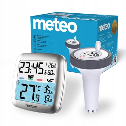 Picture of Meteo Czujnik wody LCD Bezprzewodowy Termometr Basenowy TB2S