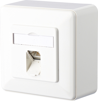 Attēls no Metz Connect E-DAT C6 1 port AP, pure white