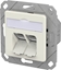 Attēls no Metz Connect E-DAT C6A IDC Dose, 2 Port, UPk, reinweiß