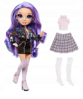 Attēls no MGA Rainbow High - Violet Doll