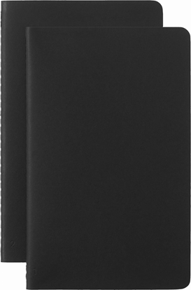 Attēls no Moleskine Zestaw 2 zeszytów MOLESKINE Smart Cahier, L, 13x21cm, w linie, czarny