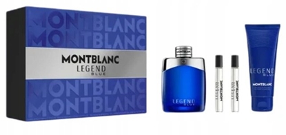 Attēls no montblanc Legend Blue Eau de Parfum 100ml + 2 X Eau de Parfum 7.5ml + Shower Gel 100ml