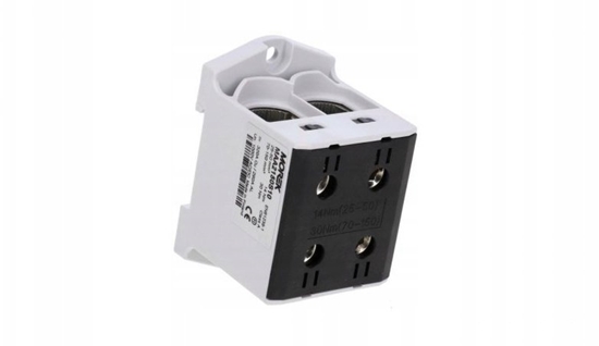 Изображение MOREK Zczka OTL150-2 czarny kolor 2xAl/Cu 25-150mm2 1000V AC / 1500V DC Zacisk uniwersalny MAA2150S10