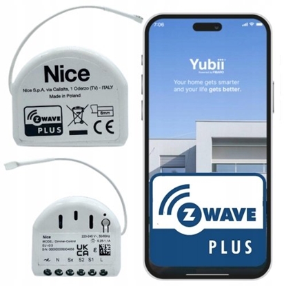 Attēls no Nice ciemniacz owietlenia Nice Z-Wave Dimmer-Control (FGD-212 EU)